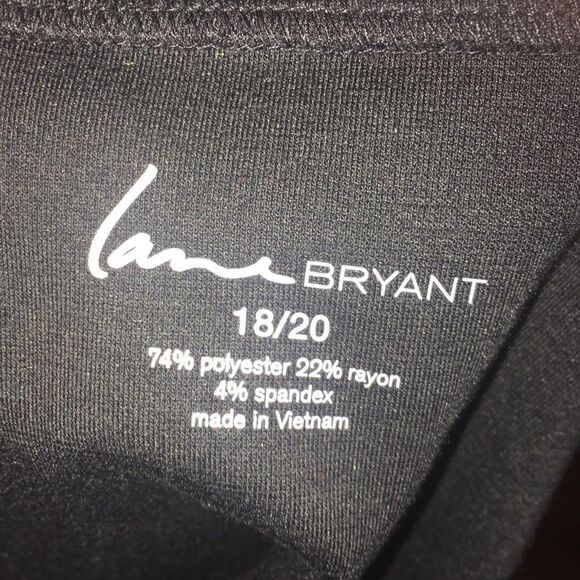 Lane Bryant beaded neckline heavy knit sleeveless 18/20 blouse - Picture 3 of 3